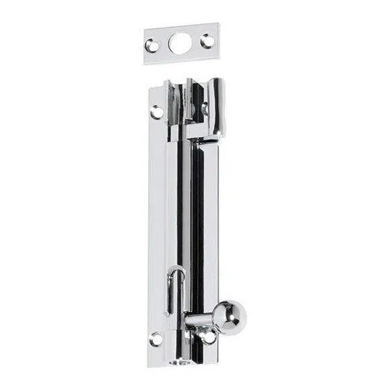 Tradco Barrel Bolt Offset Chrome Plated L100mm