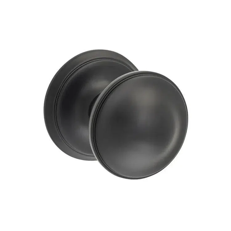Tradco Centre Door Knob Round Matt Black - Image 2