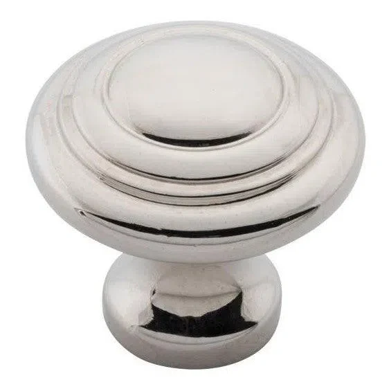 Tradco Cupboard Knob Domed Polished Nickel D38xP35mm