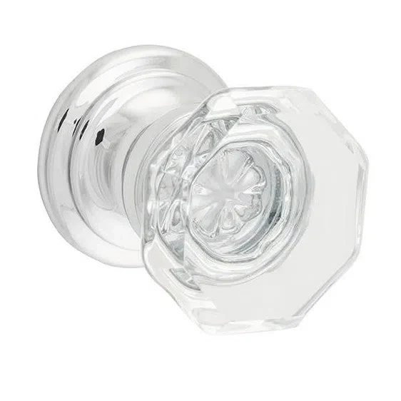Tradco Cupboard Knob Sophia Glass Chrome Plated D32xP39mm BP26mm
