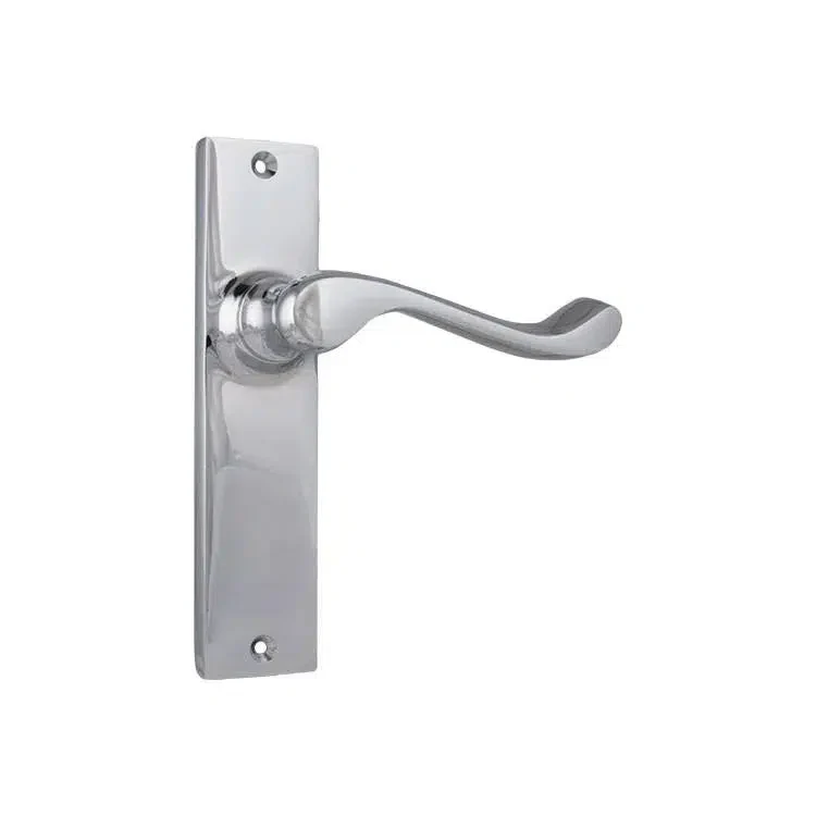 Tradco Door Handle Fremantle Latch Pair Chrome Plated