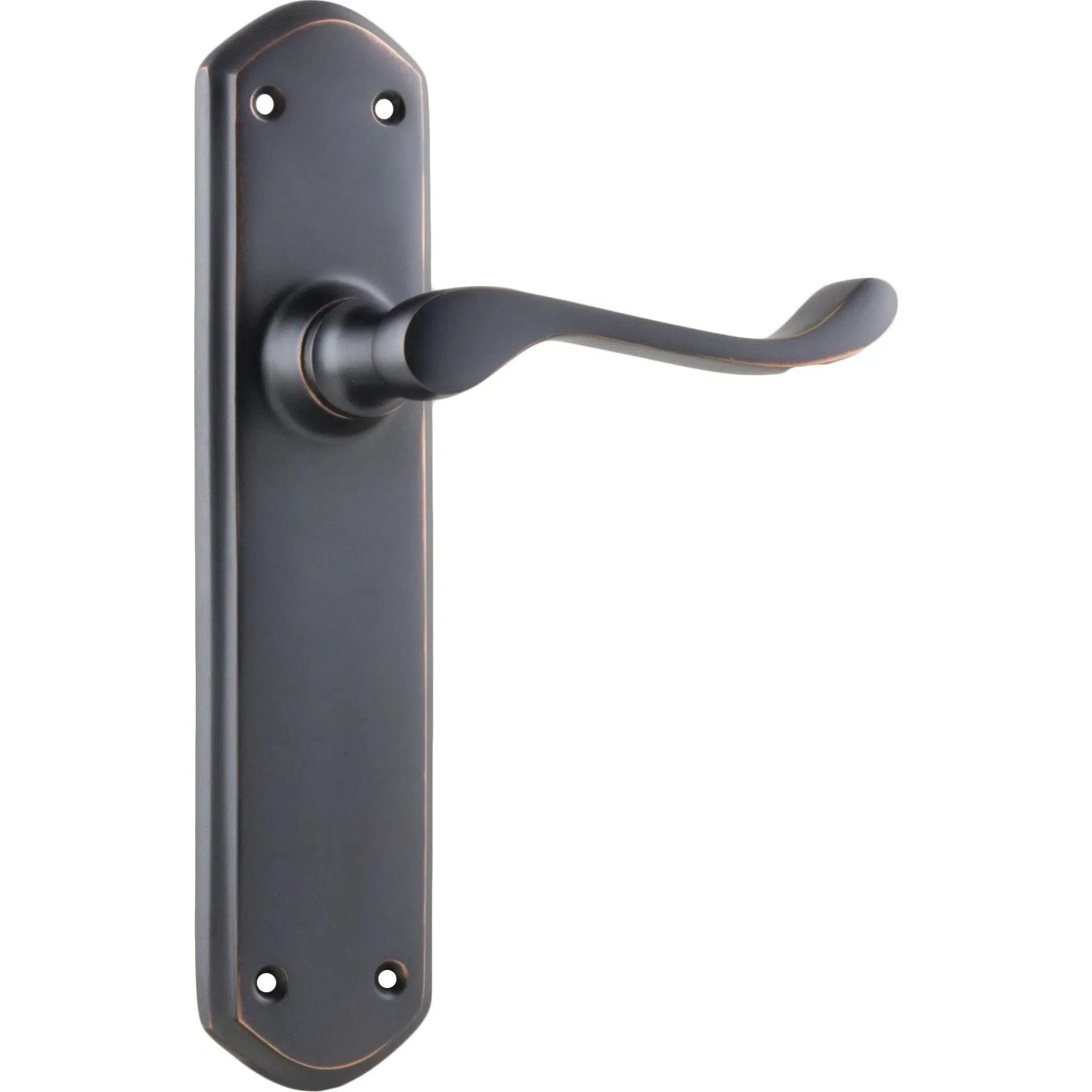 Tradco Door Handle Windsor Latch Pair Antique Copper