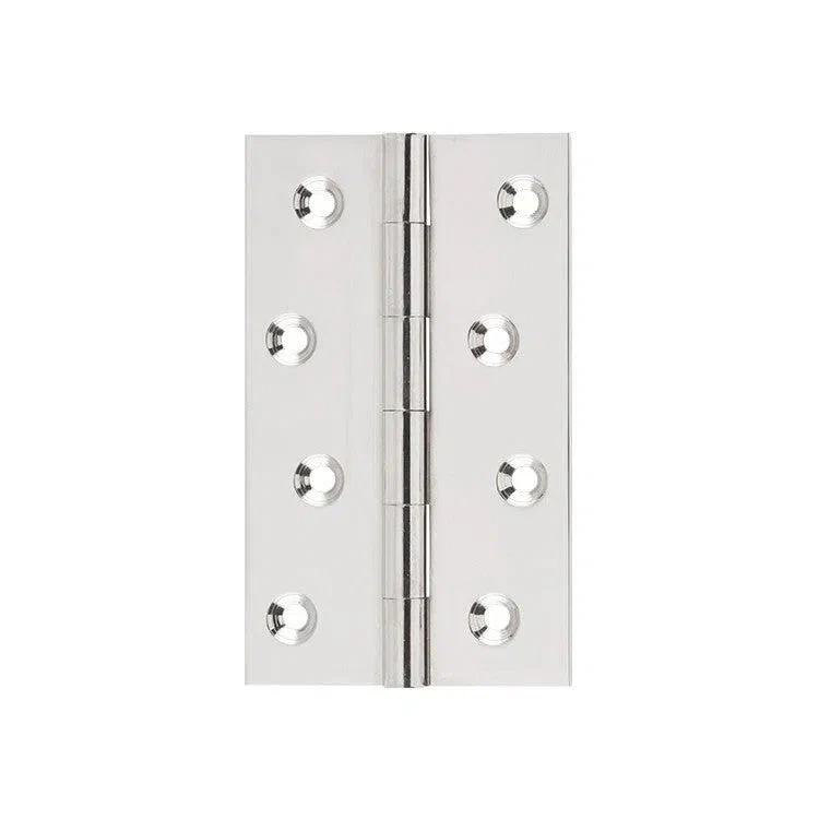 SDG Hinge Fixed Pin Polished Nickel W60mm