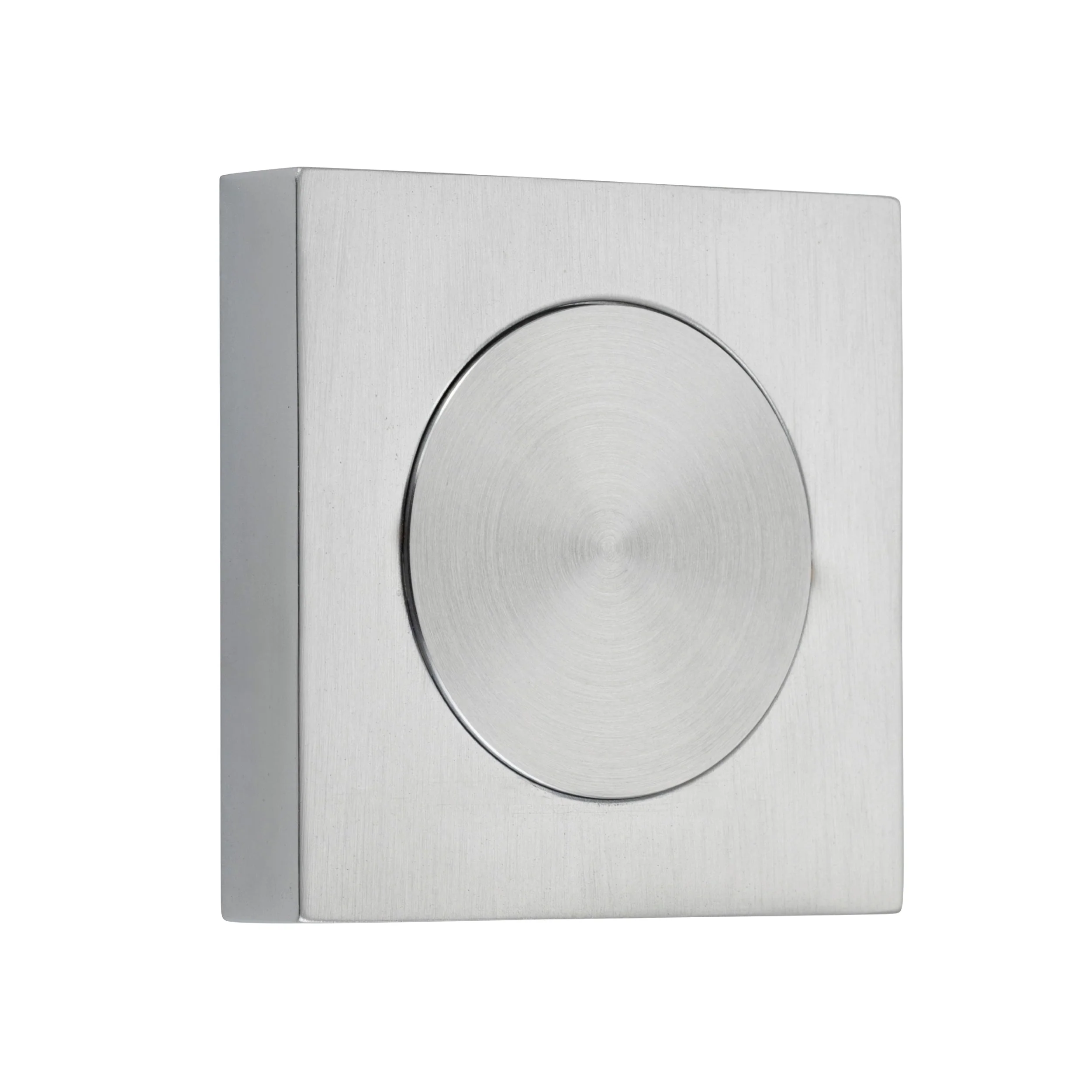 Iver Blank Rose Square Brushed Chrome
