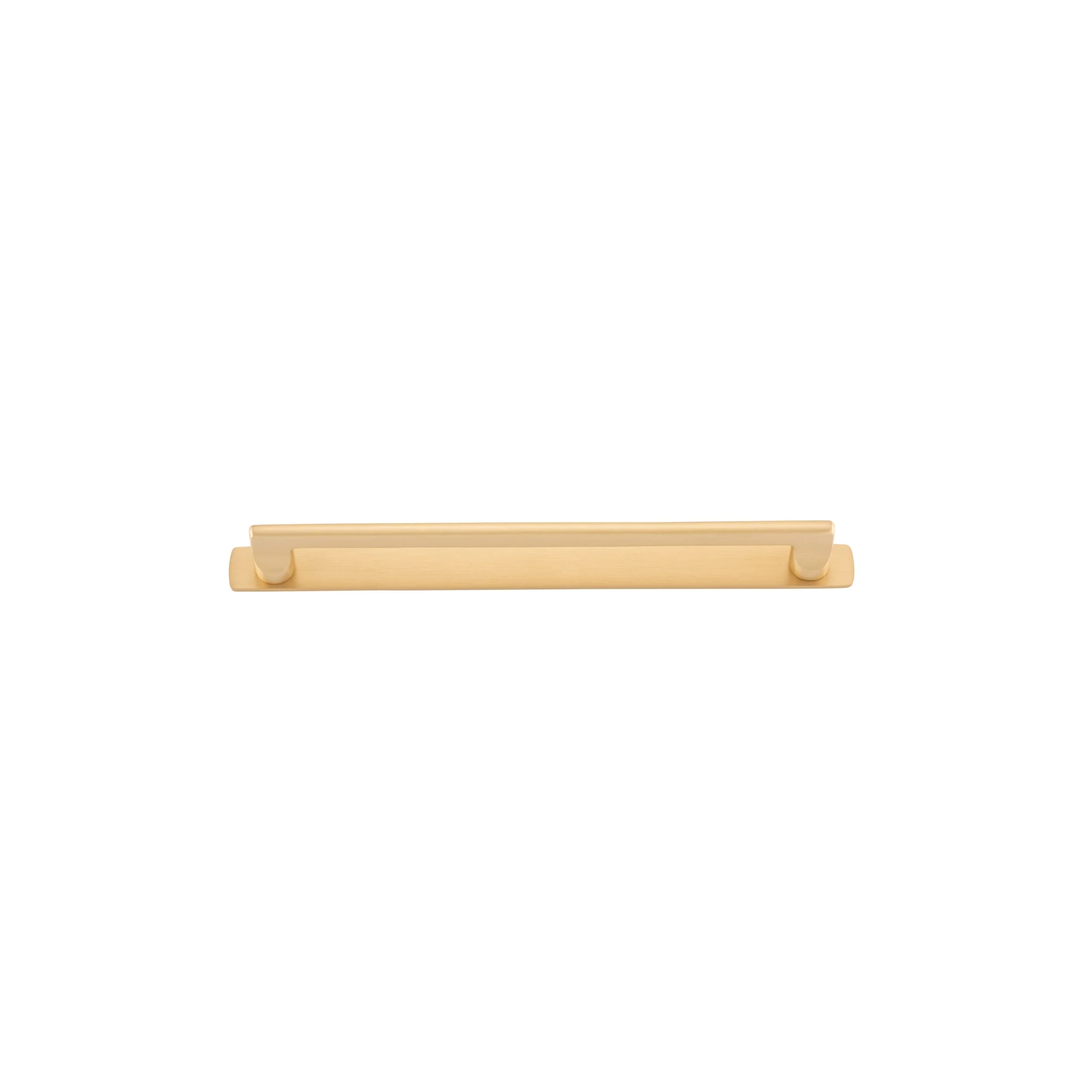 Iver Cabinet Pull Baltimore Brushed Brass CTC256mm With Backplate