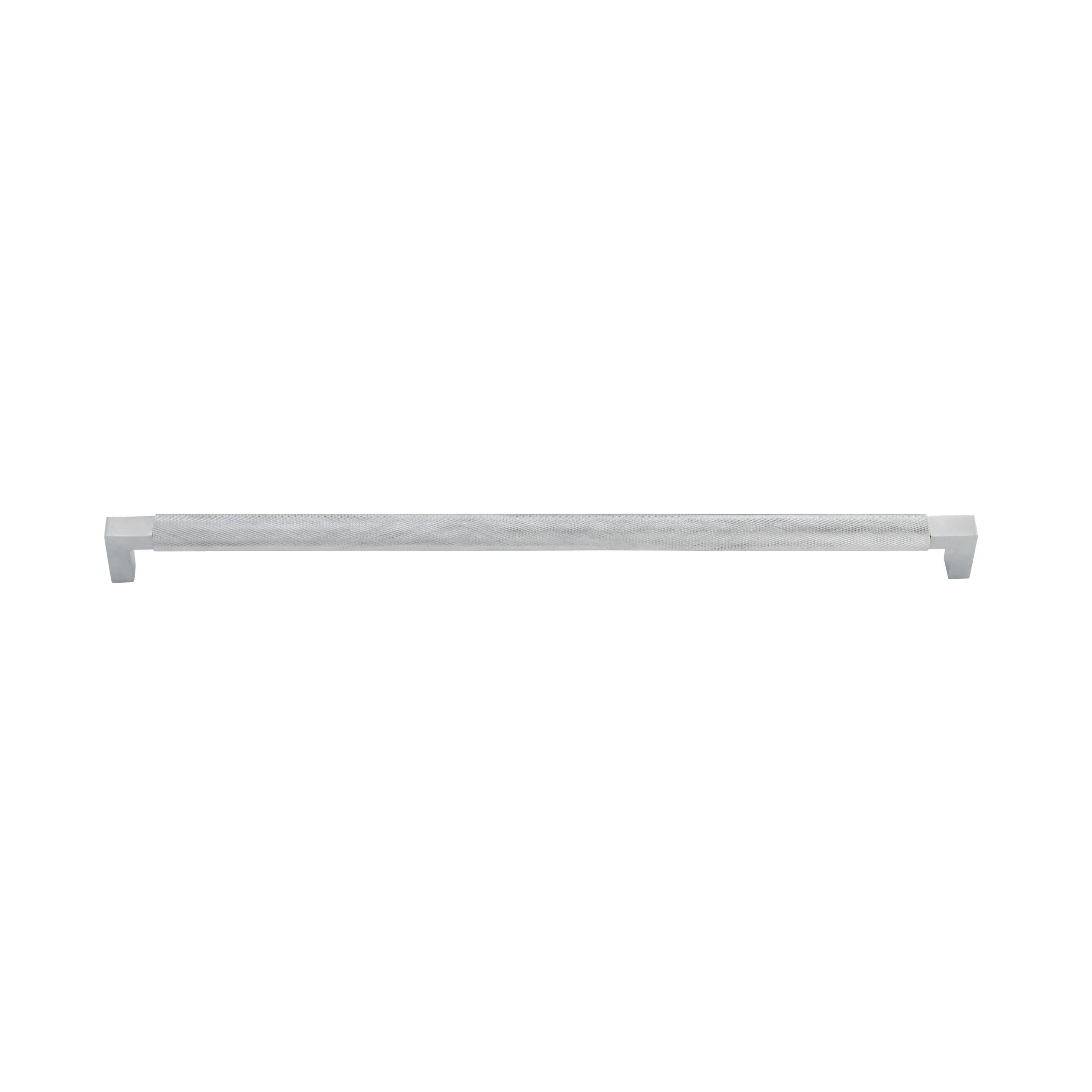 Iver Cabinet Pull Brunswick Knurled Brushed Chrome CTC450mm