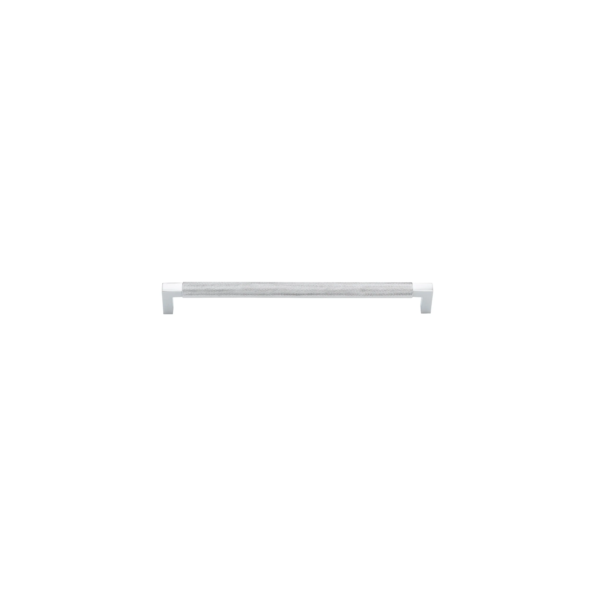 Iver Cabinet Pull Brunswick Knurled Polished Chrome CTC256mm