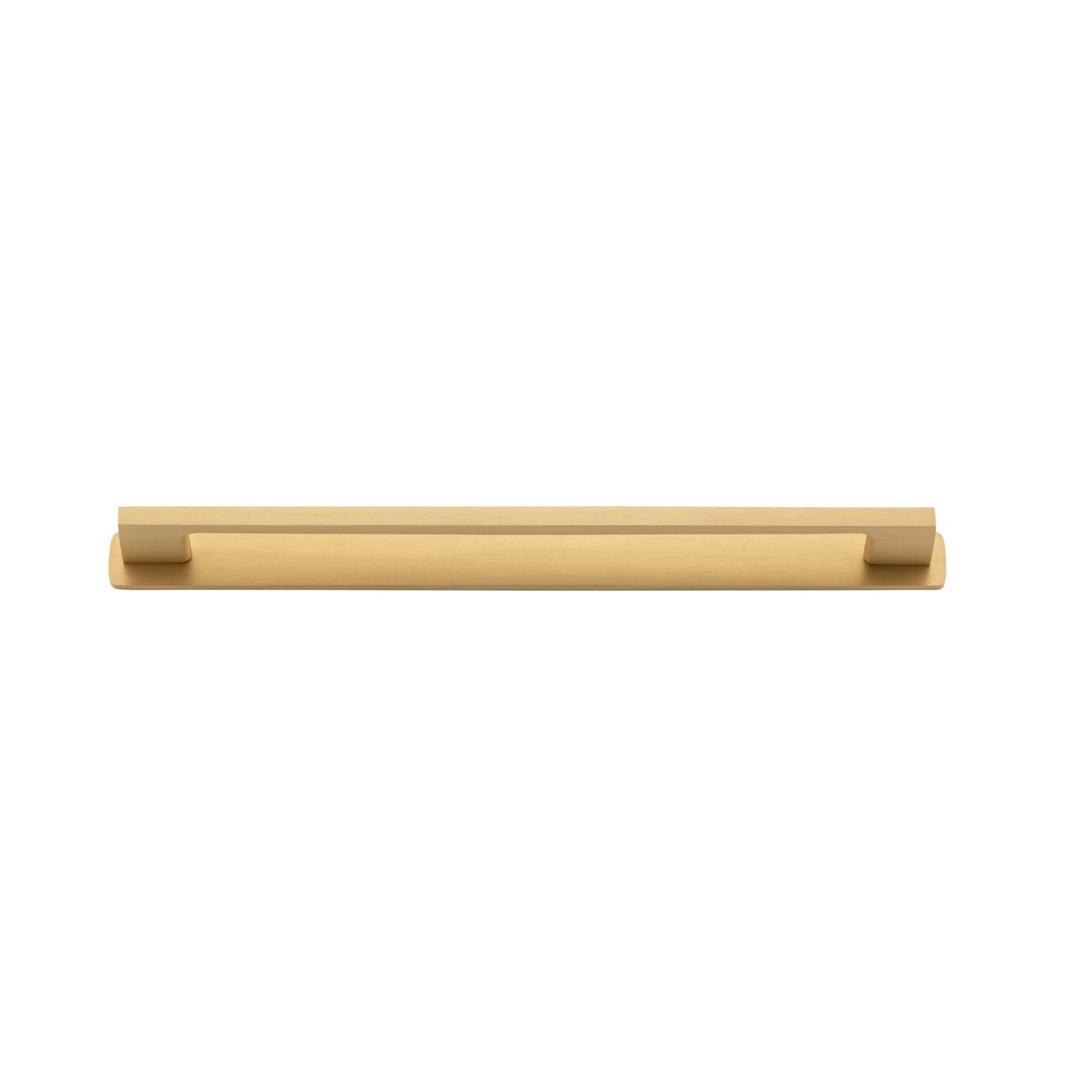 Iver Cabinet Pull Cali Brushed Brass CTC256mm with Backplate