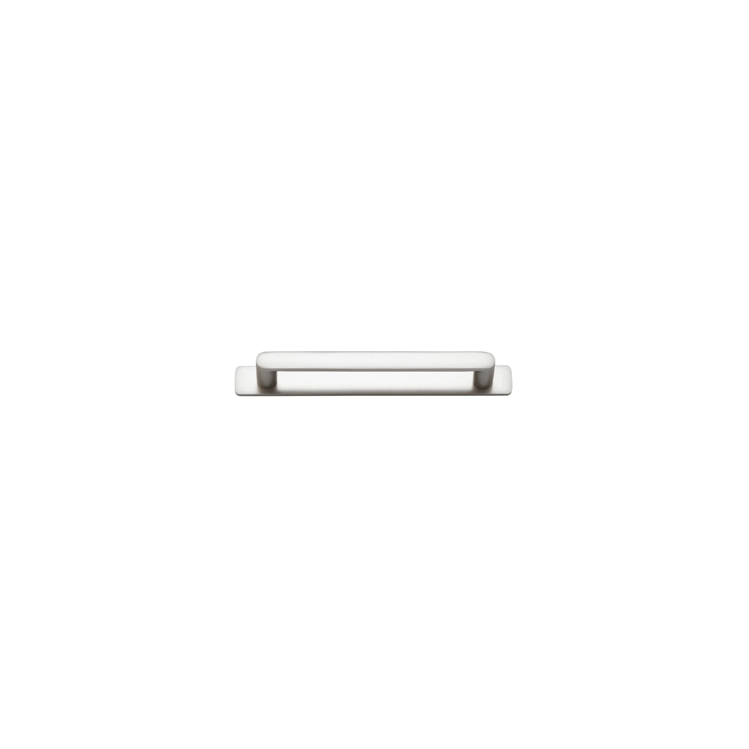 Iver Cabinet Pull Osaka Satin Nickel CTC160mm With Backplate