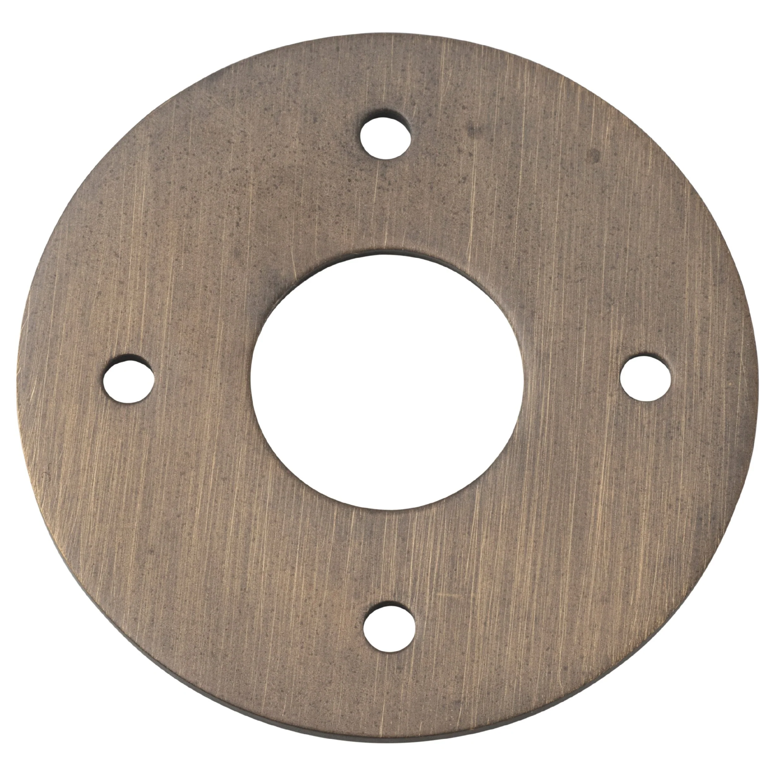 Iver Door Handles & Knobs Adaptor Plate Pair Round Rose Signature Brass