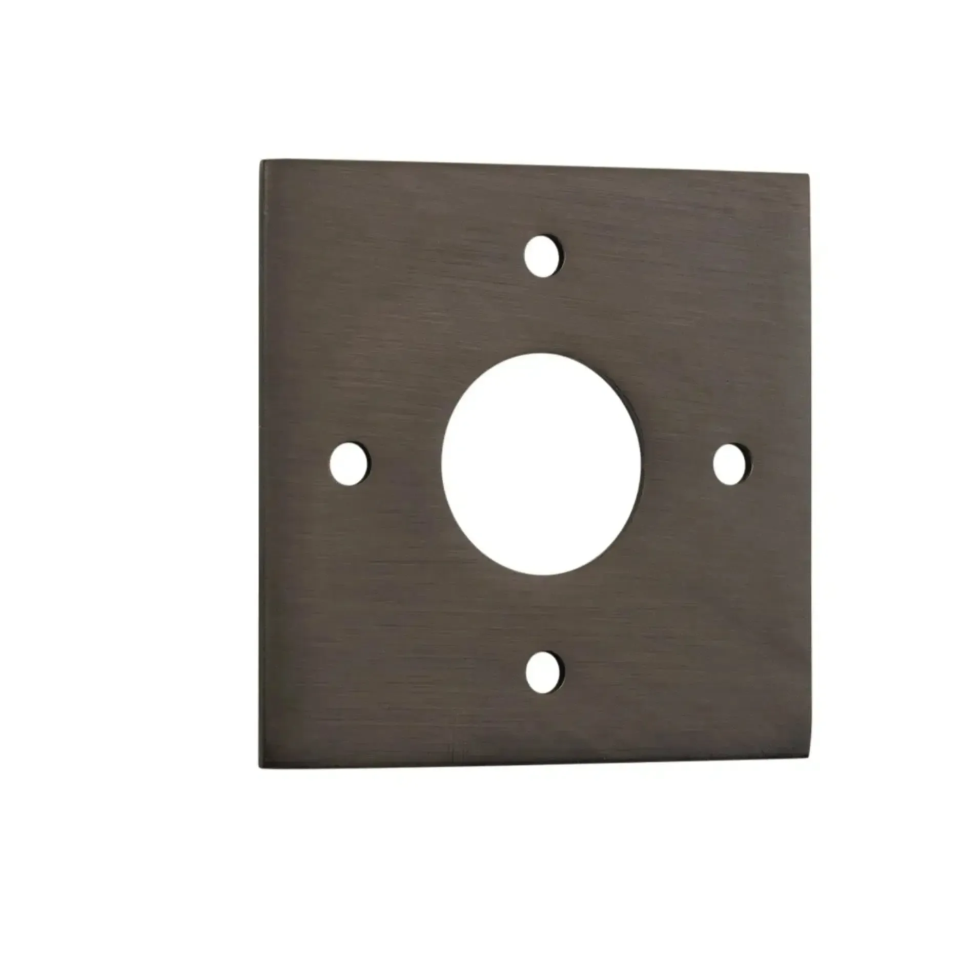 Iver Door Handles & Knobs Adaptor Plate Pair Square Rose Signature Brass
