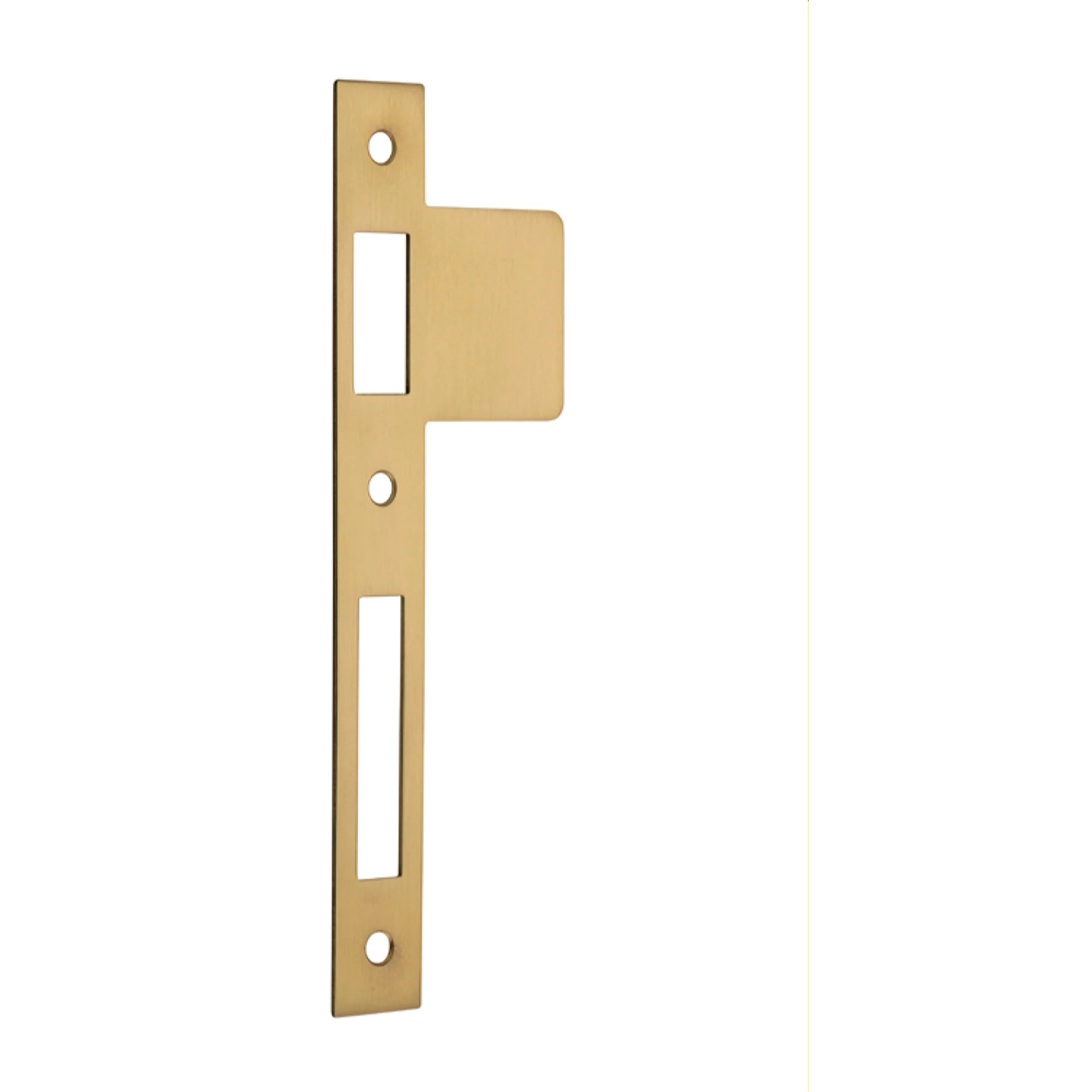 Iver Extended Striker Brushed Brass W63mm