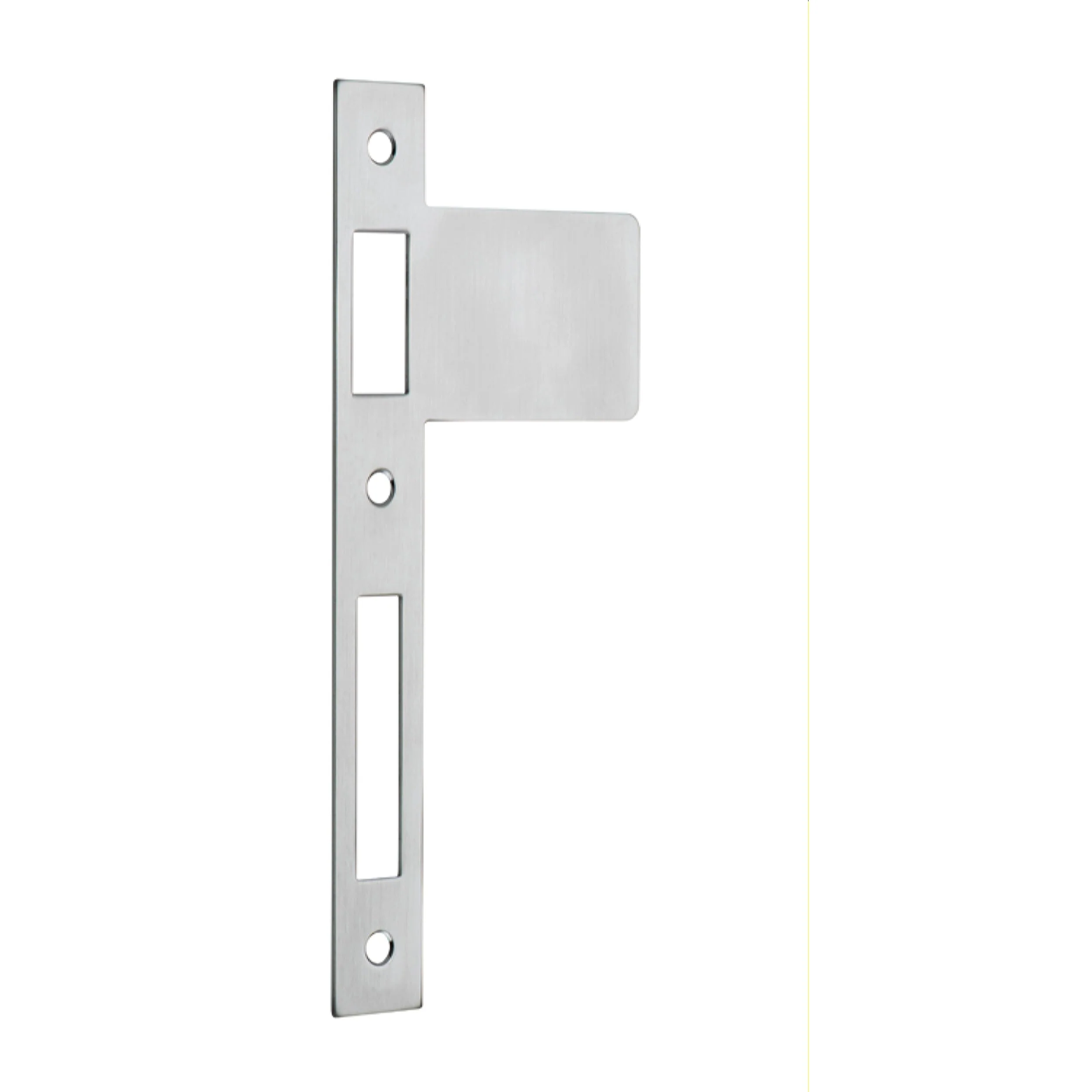 Iver Extended Striker Brushed Chrome W85mm