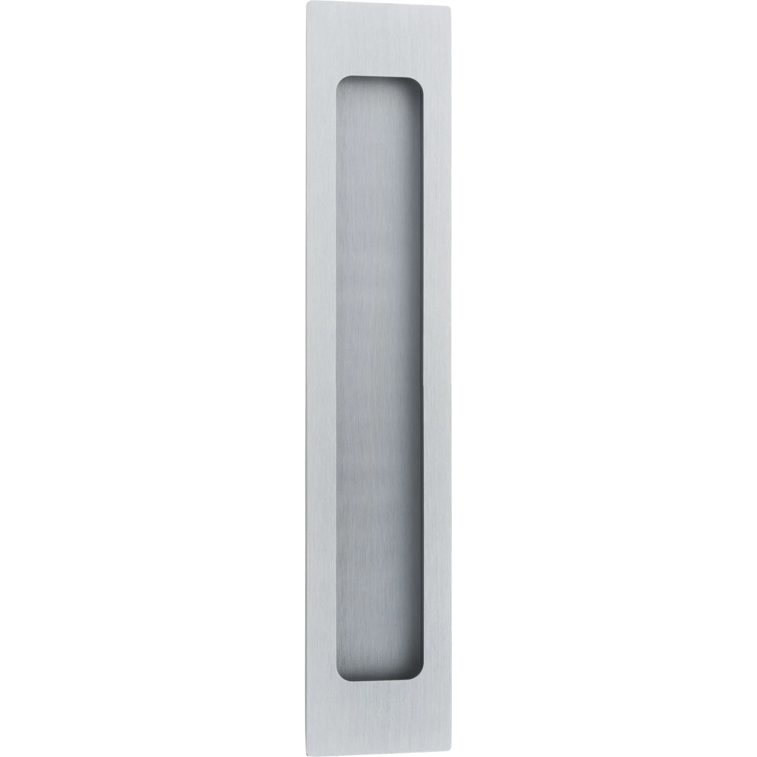 Iver Flush Pull Rectangular Brushed Chrome H225xW45xP2.5mm