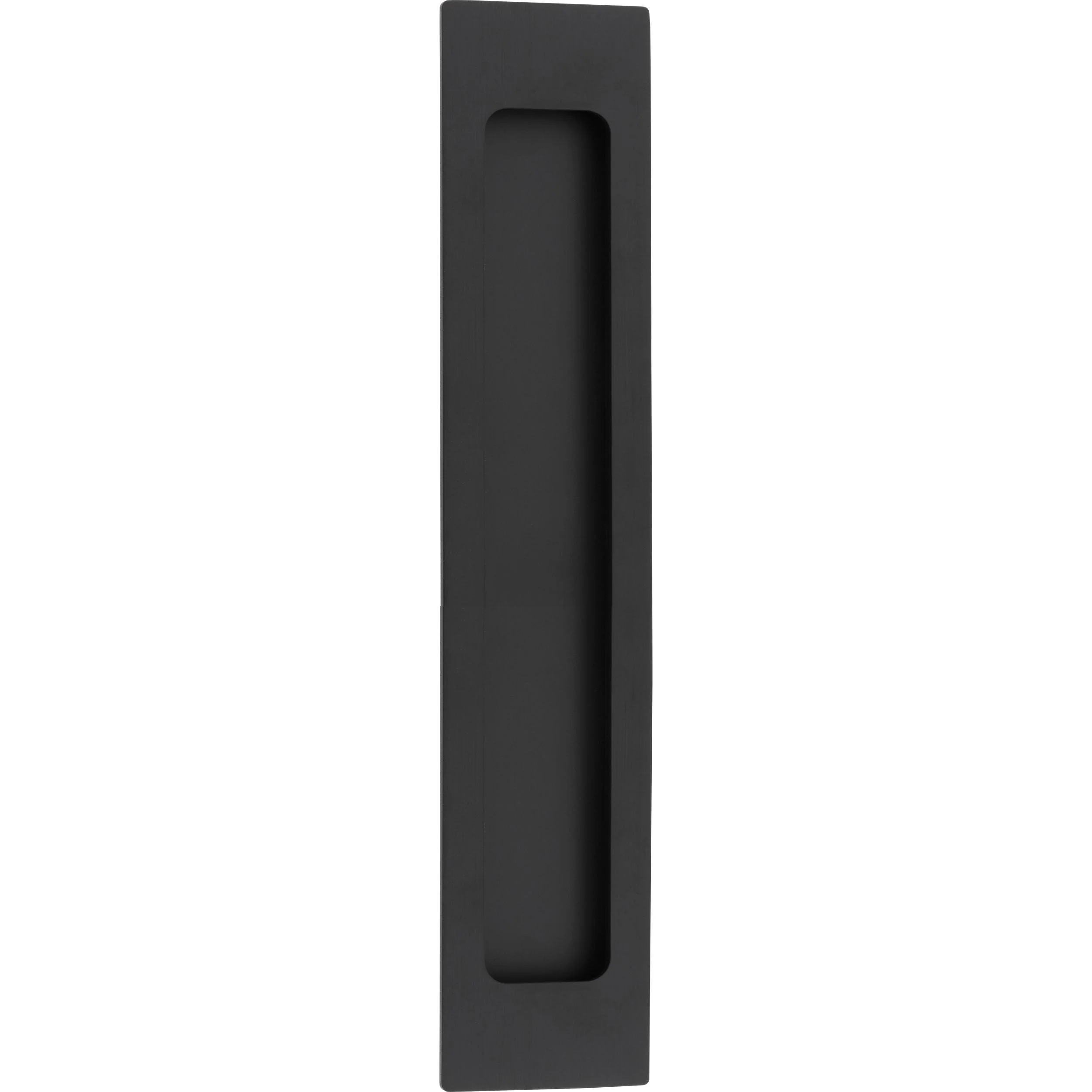 Iver Flush Pull Rectangular Matt Black H225xW45xP2.5mm