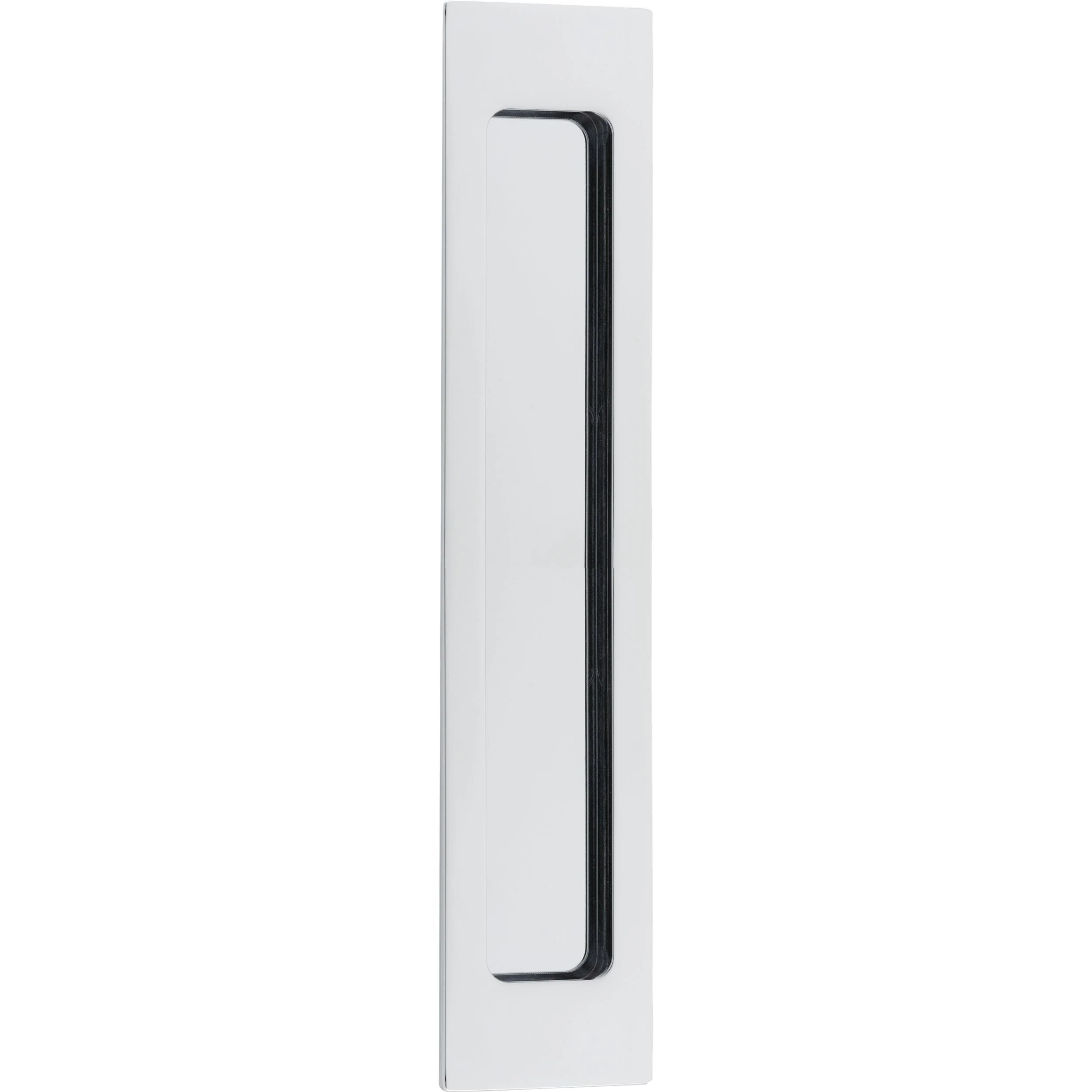 Iver Flush Pull Rectangular Polished Chrome H225xW45xP2.5mm