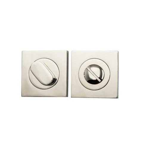 Iver Privacy Turn Oval Concealed Fix Square Polished Nickel