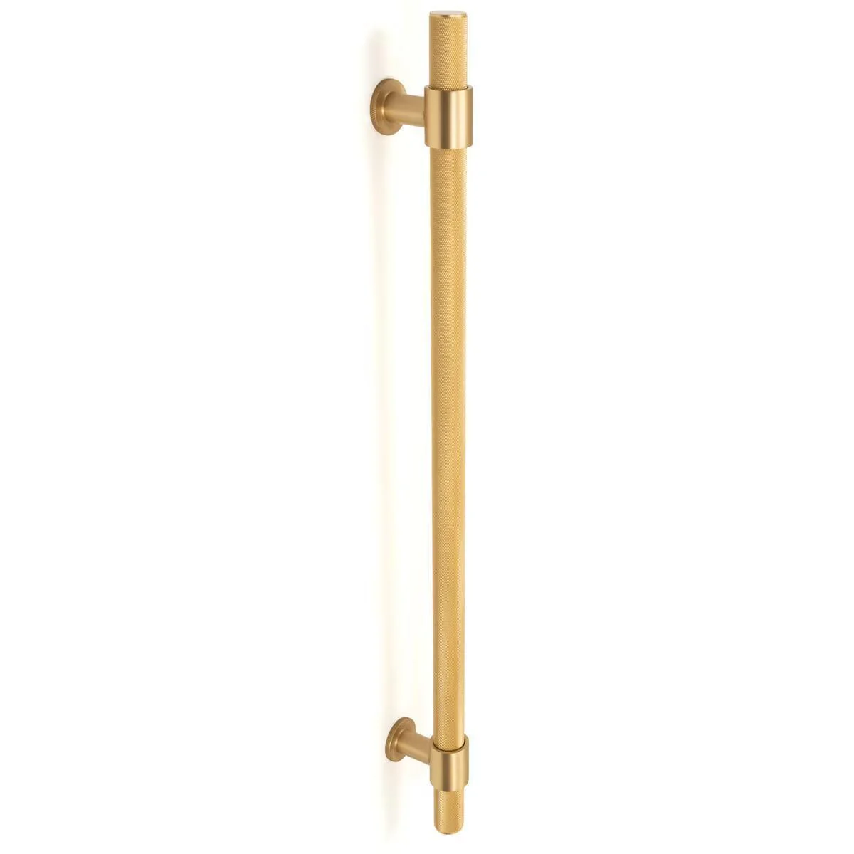 Momo Belgravia Entry Door Pull Handle Brushed Satin Brass - Image 2