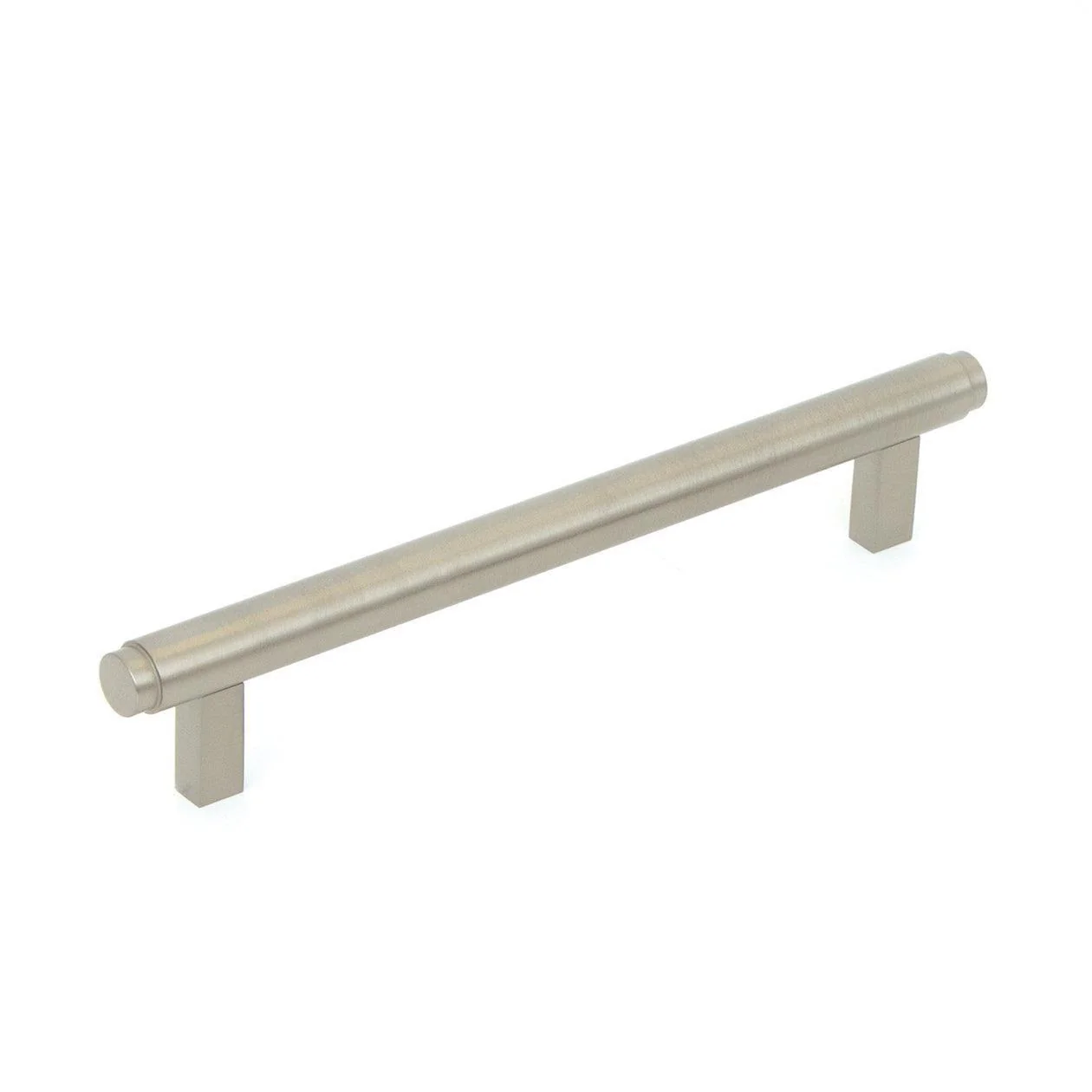 Momo Bellevue 160mm Plain Bar Cabinet Pull Handle Dull Brushed Nickel
