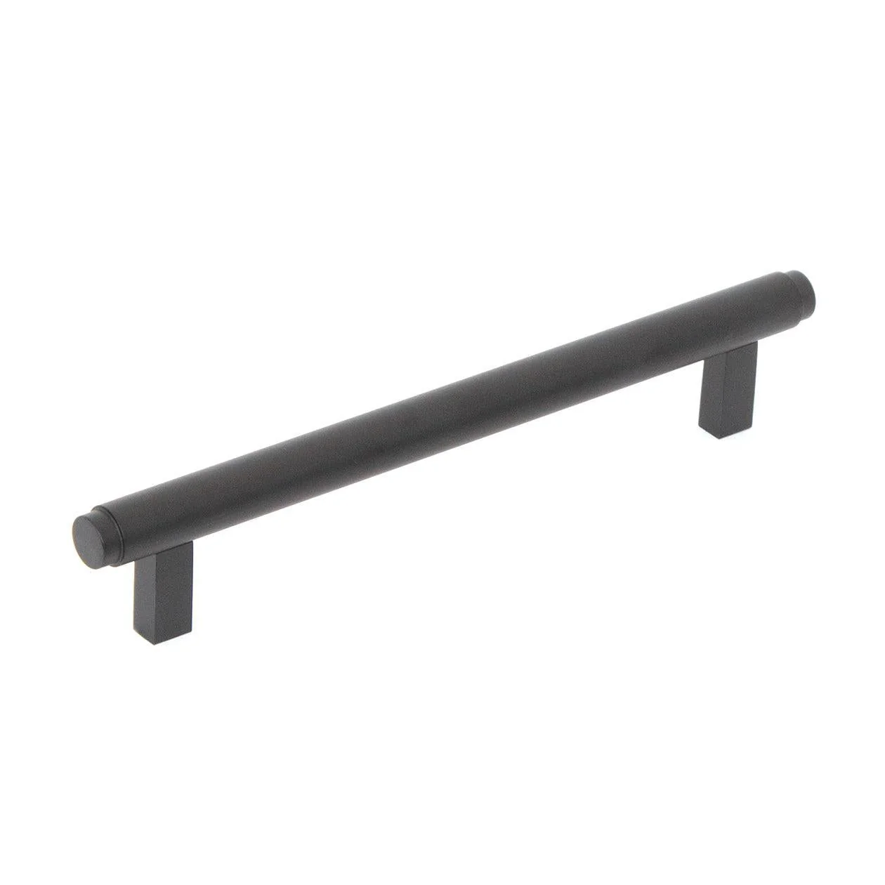 Momo Bellevue 160mm Plain Bar Cabinet Pull Handle Matt Black