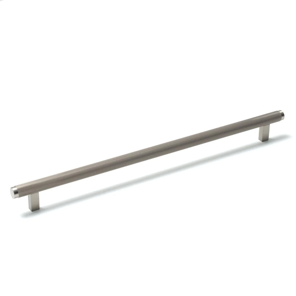 Momo Bellevue 320mm Lined Bar Cabinet Pull Handle Dull Brushed Nickel