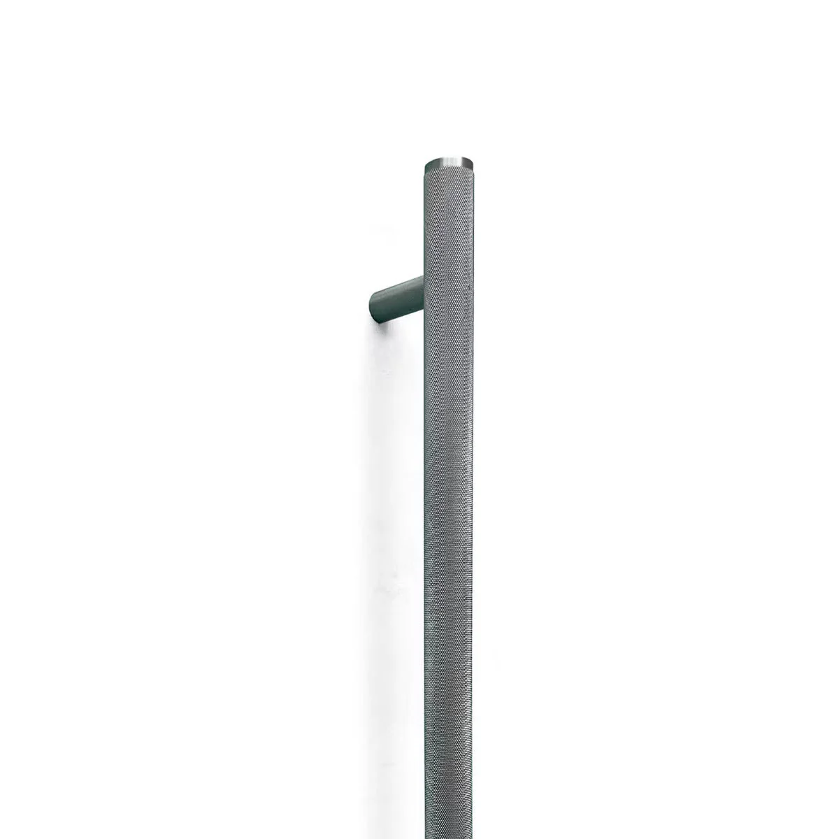 Momo Bellevue Knurled Door Pull Handle Dull Brushed Nickel
