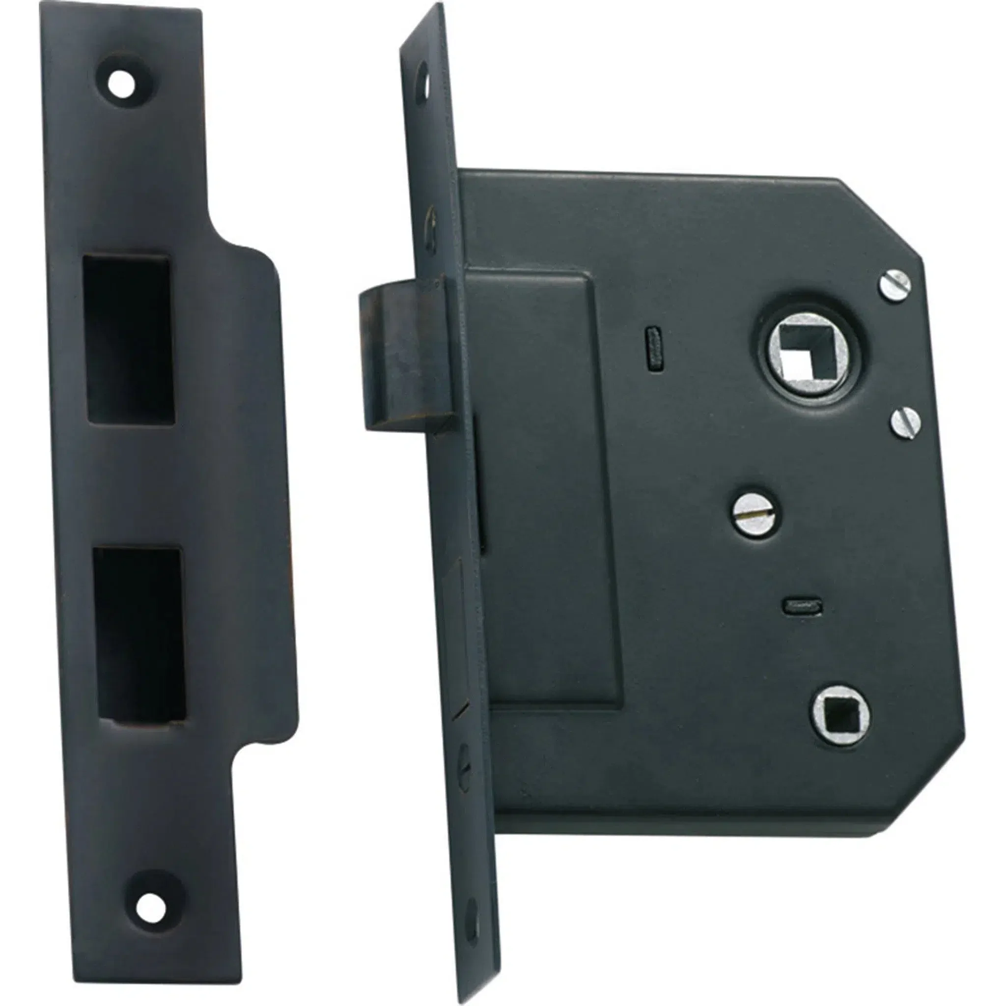Tradco Mortice Lock Privacy Antique Copper CTC57mm Backset 57mm