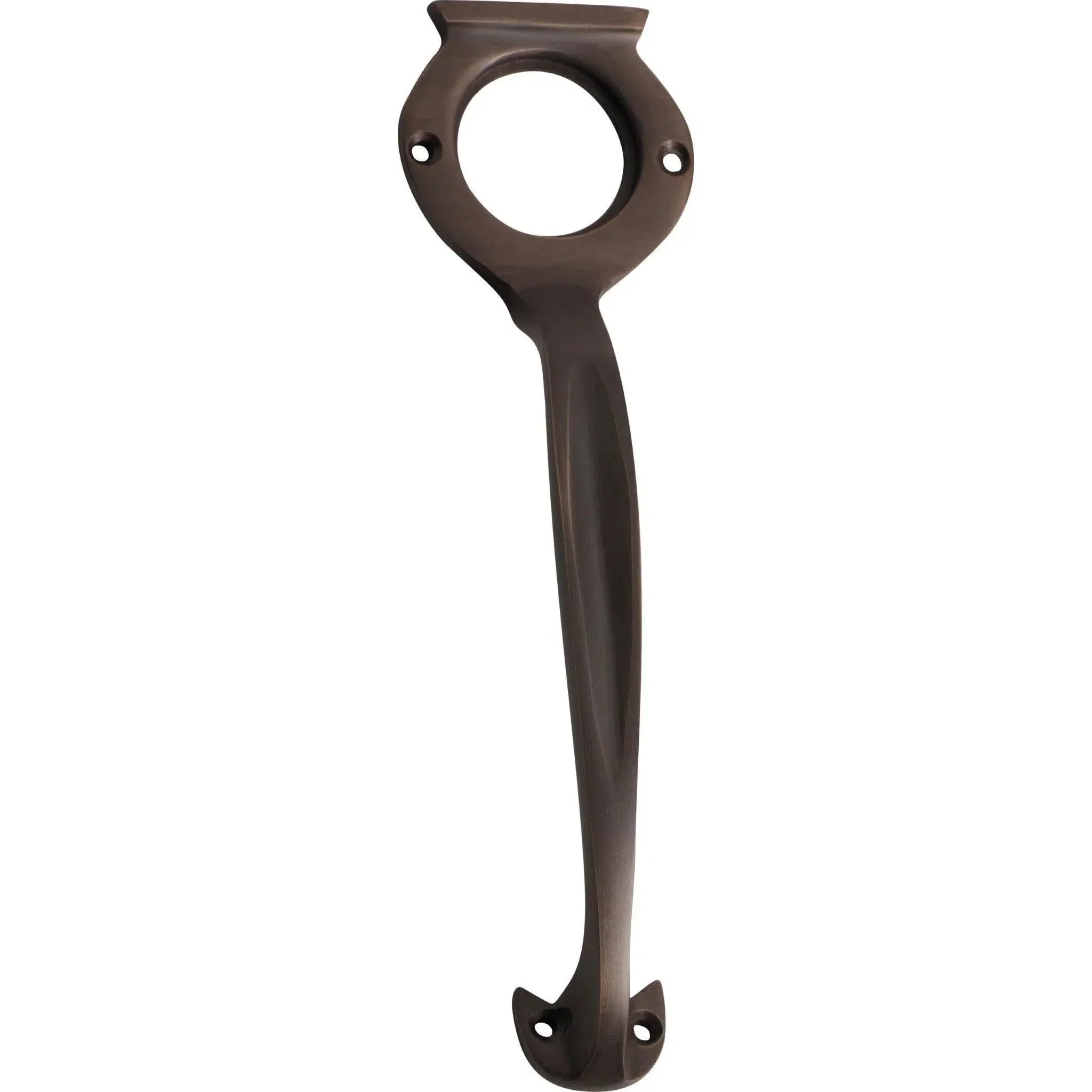 Tradco Pull Handle Cylinder Hole Antique Brass H185xW50xP28mm