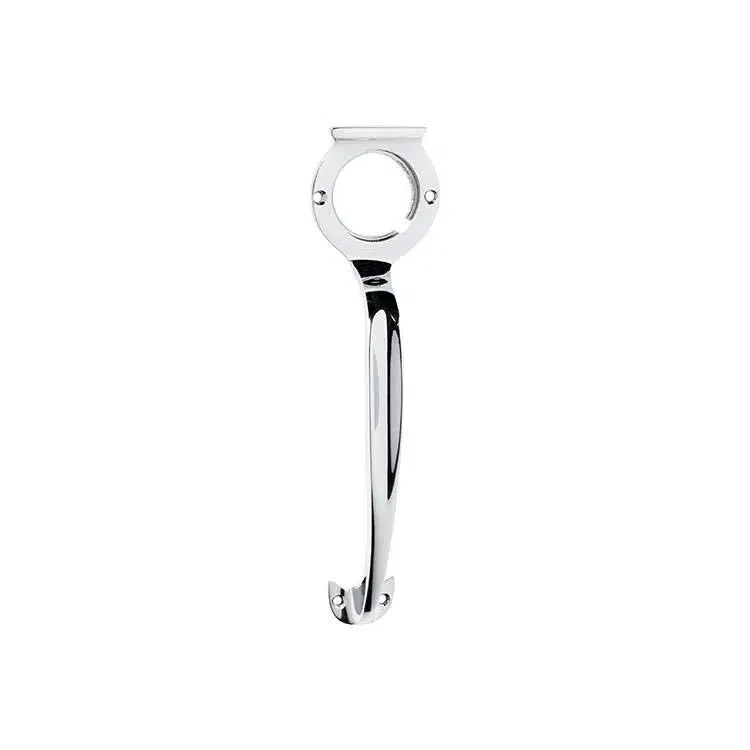 Tradco Pull Handle Cylinder Hole Chrome Plated H185xW50xP28mm