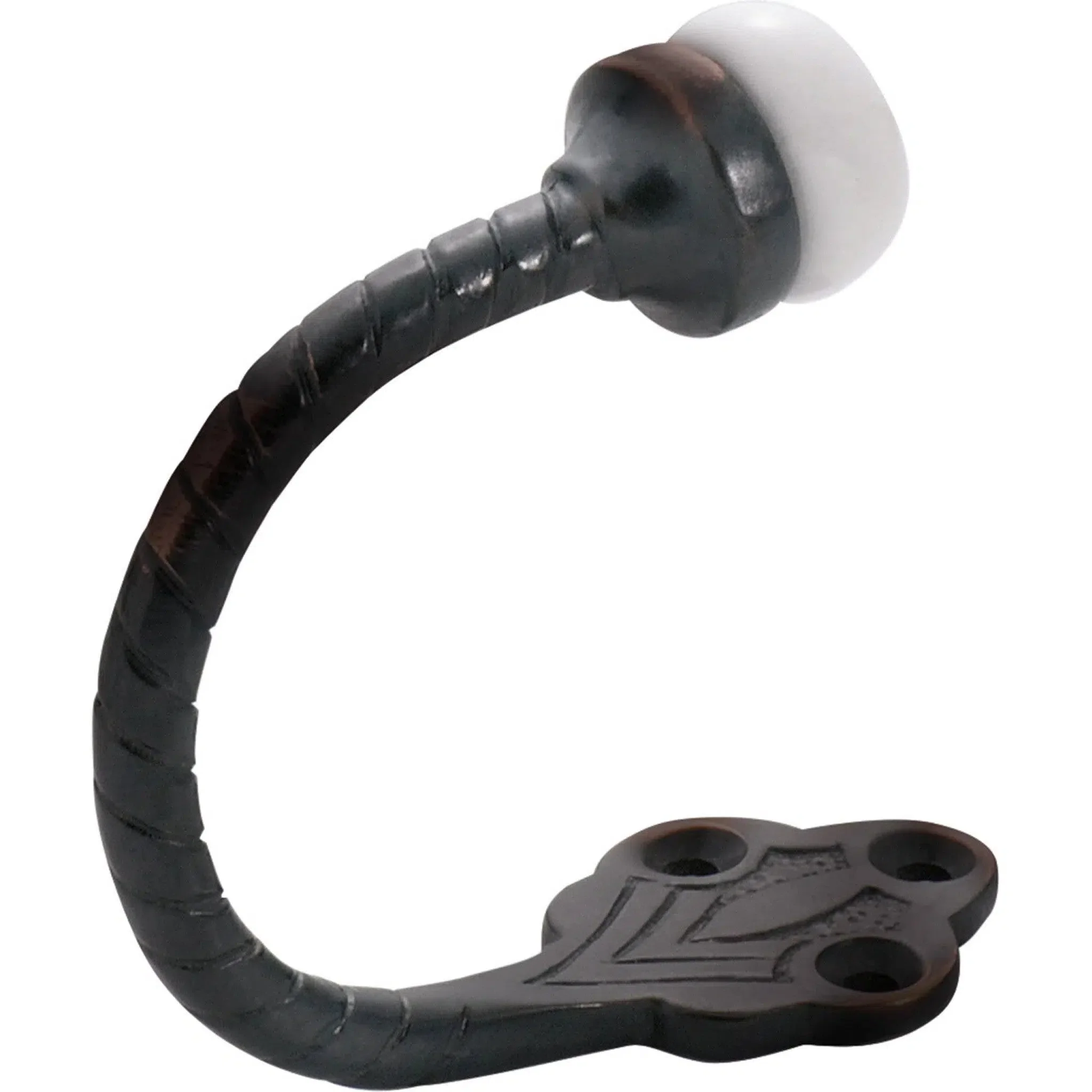 Tradco Robe Hook Porcelain Tip Rope Antique Copper H60xP75mm