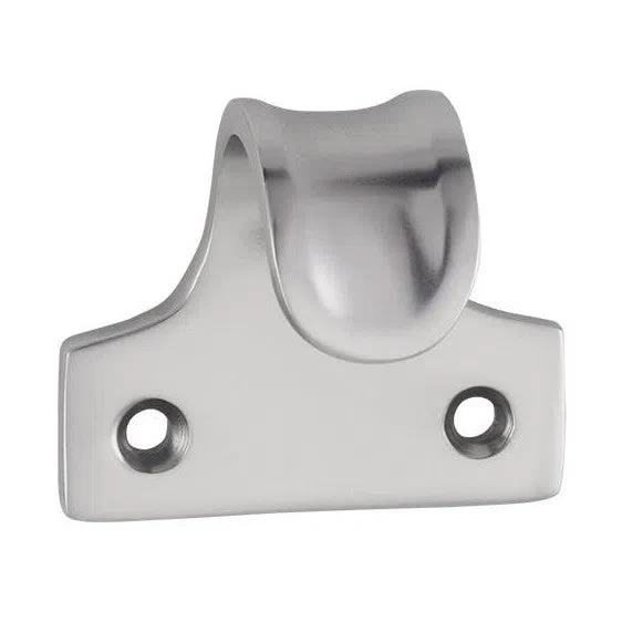 Tradco Sash Lift Dished Satin Nickel