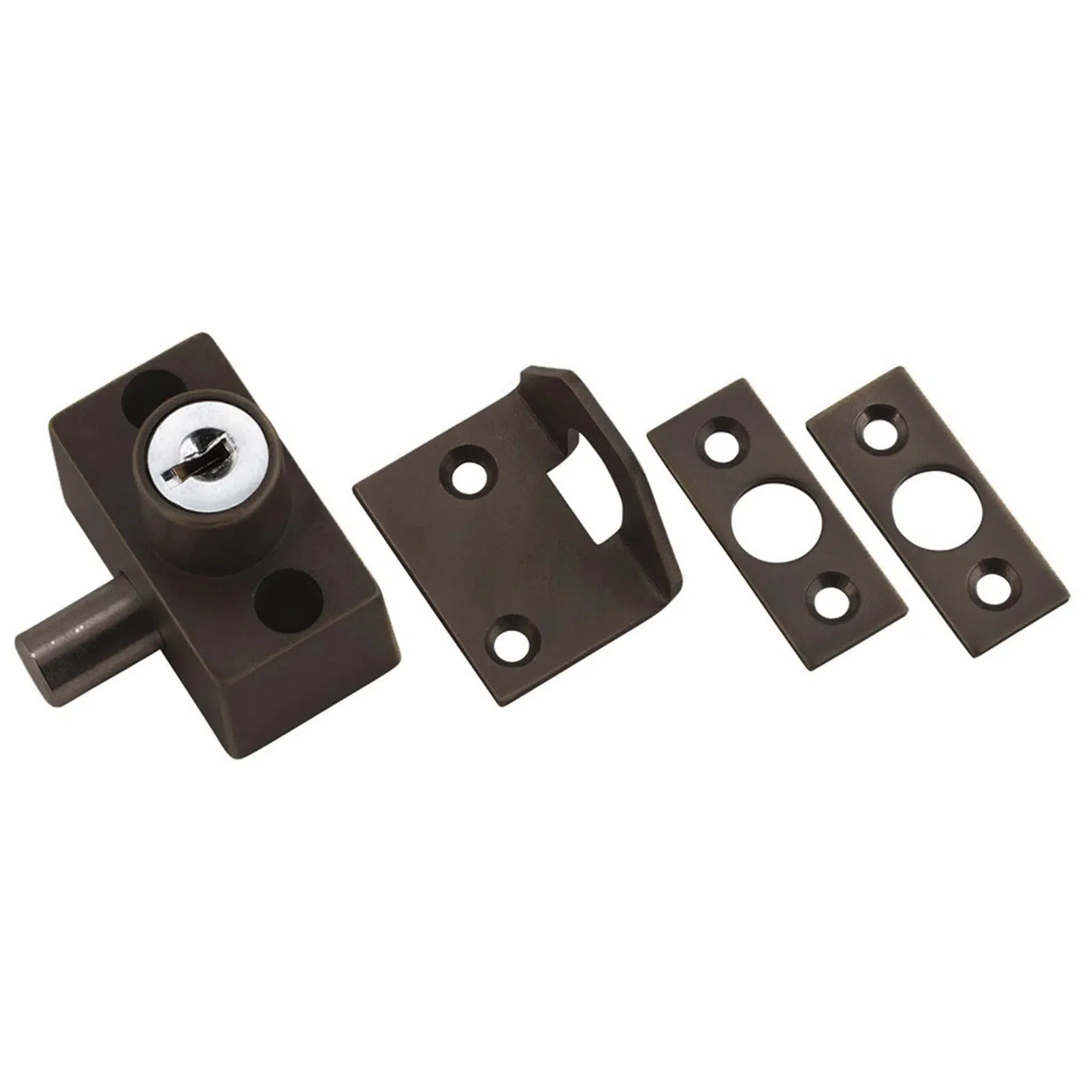 Tradco Sash / Sliding Window Lock Antique Brass