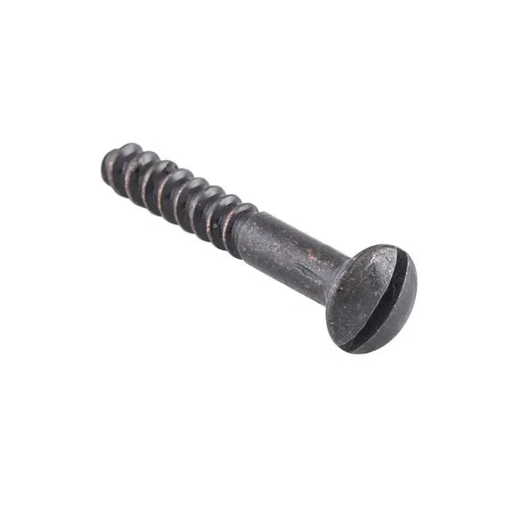 Tradco Screw Domed Head Packet 50 Matt Black 25mm 6 Gauge