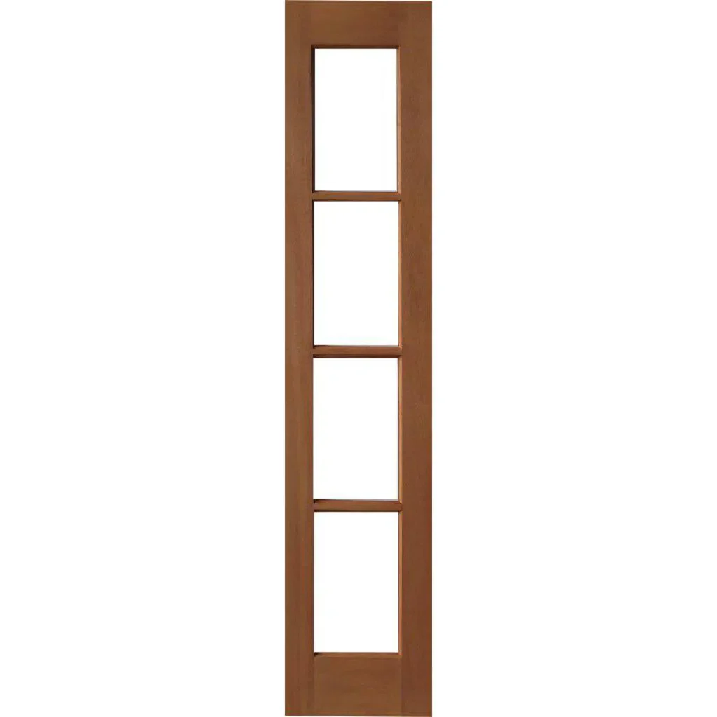 Solid Exterior 4 Glass Panel French Door Sidelight