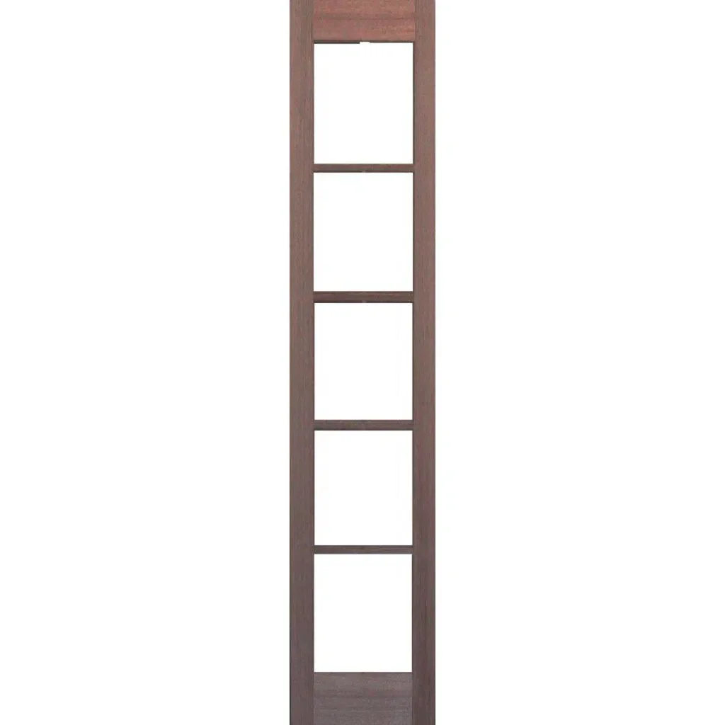 Solid Interior 5 Glass Panel French Door Sidelight